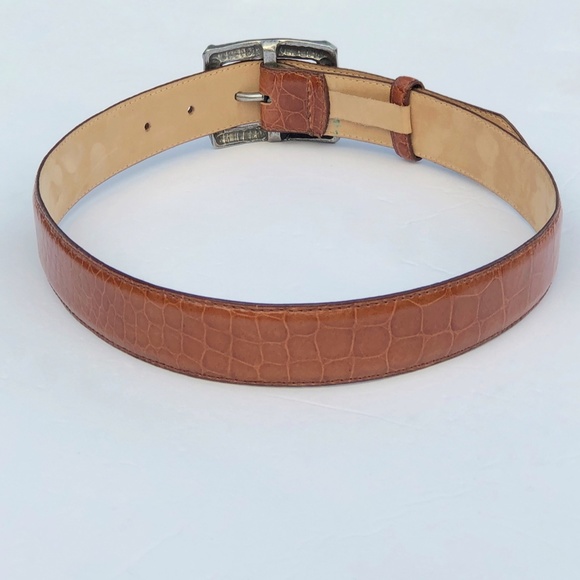 Cipriani Collection Brown Italian Alligator Belt S main image 11